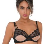 Unlined bra with faux underbust