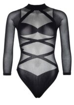 Opaque Criss Cross Bodysuit and Thigh Highs - Afbeelding 5